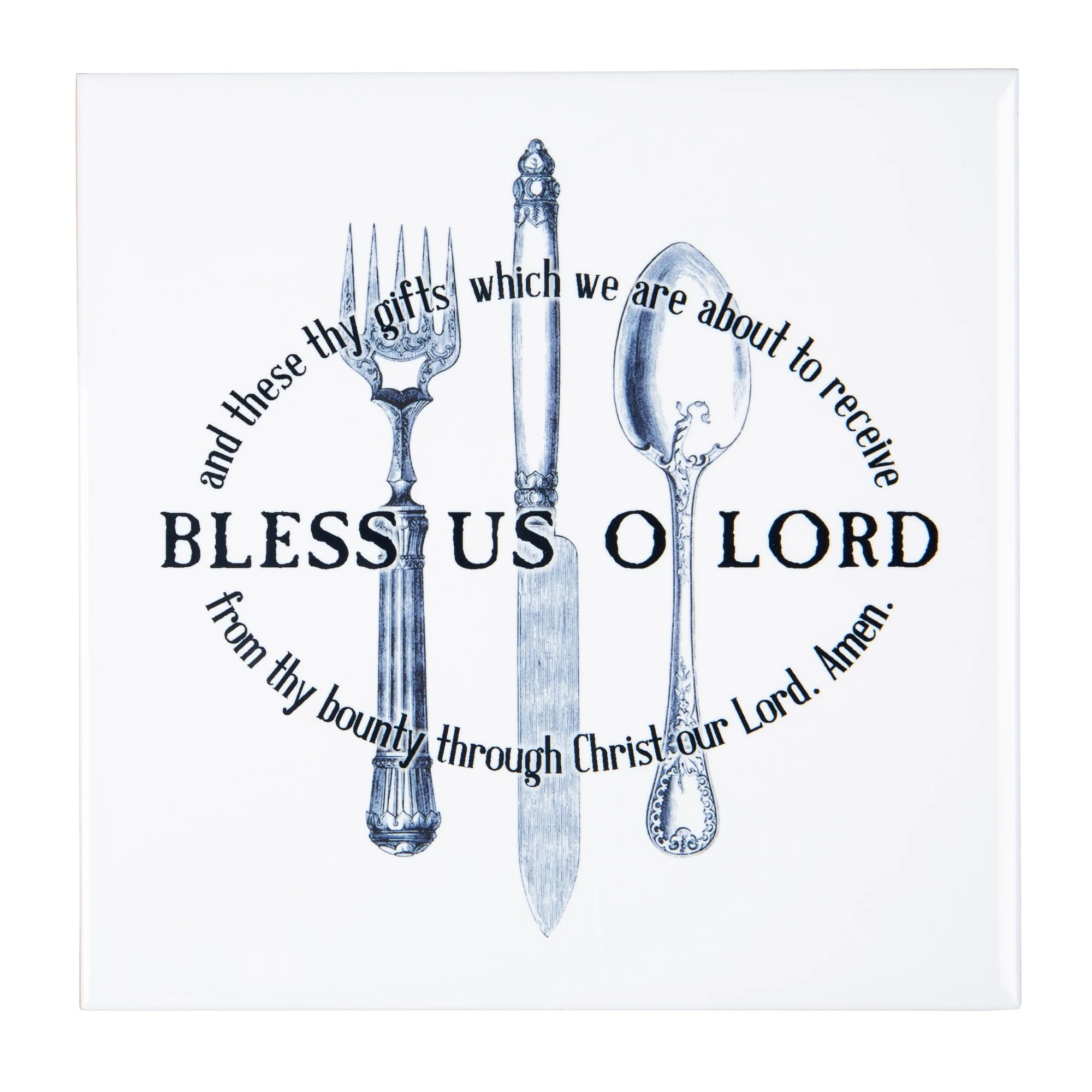Bless Us O Lord Ceramic Tile - Image 2