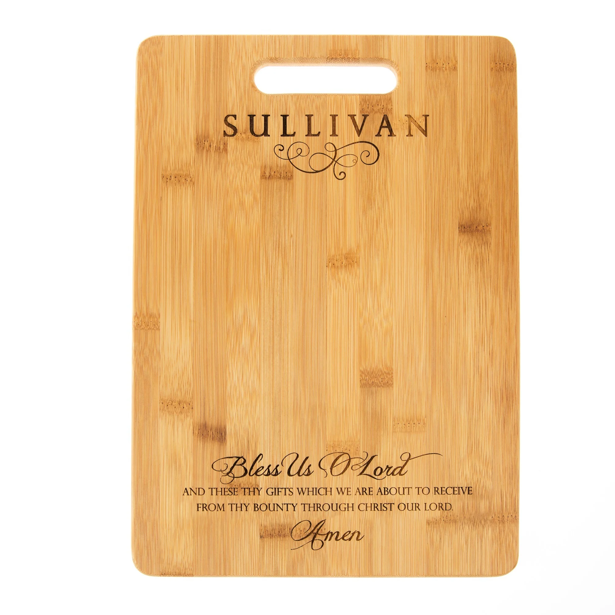 Bless Us O Lord Cutting Board - Image 2