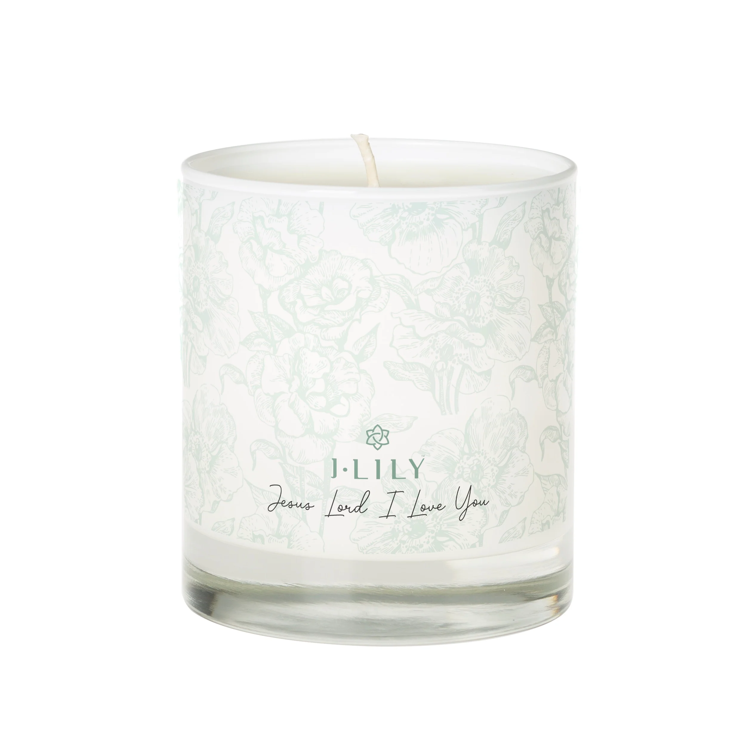 Bless Us O Lord Toile Prayer Candle - Image 4