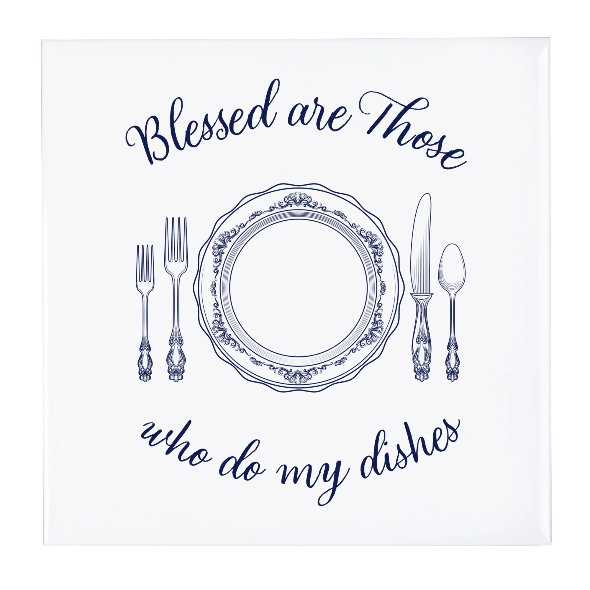 Blessed Are Those Who Do My Dishes Tile - Image 2