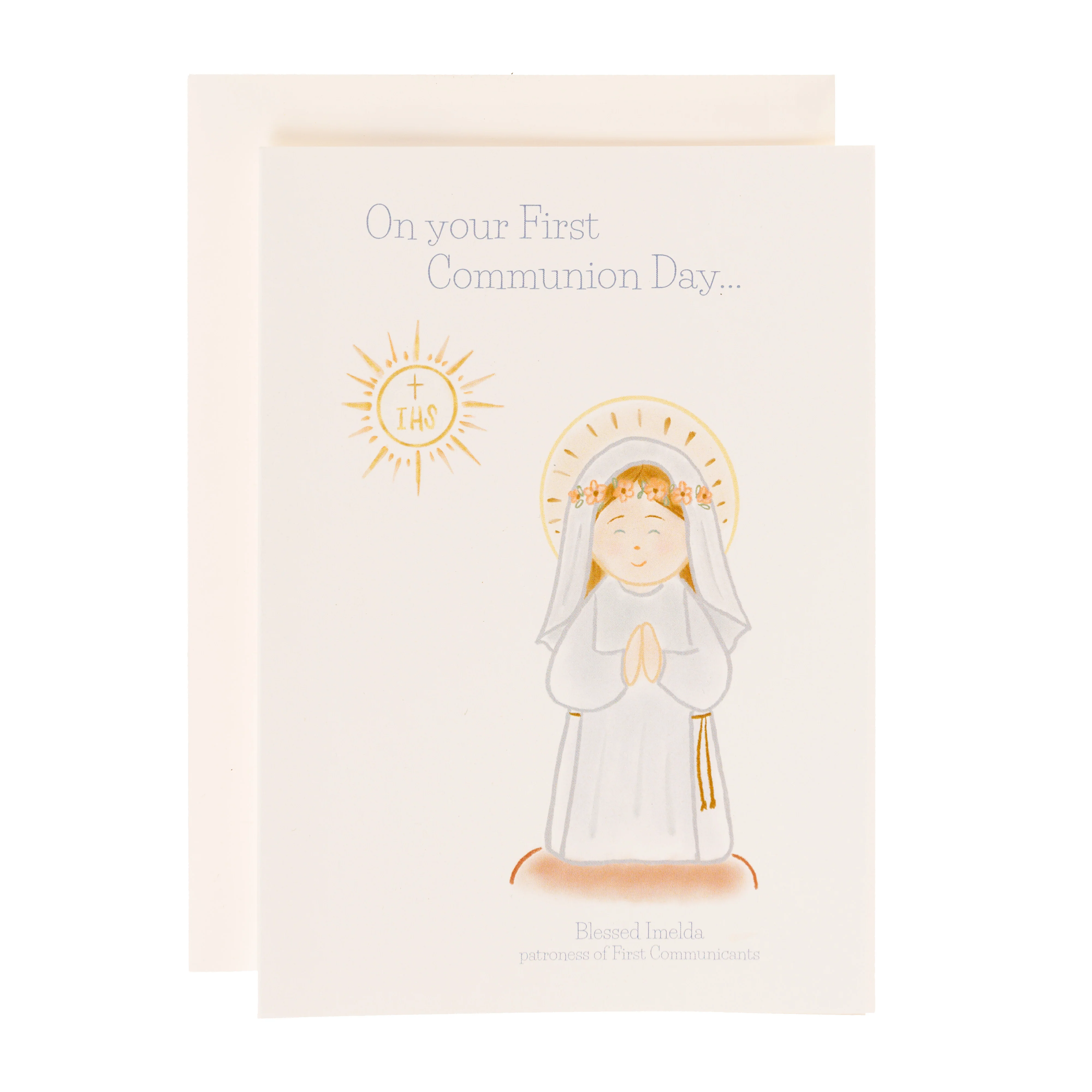 Blessed Imelda First Communion Card