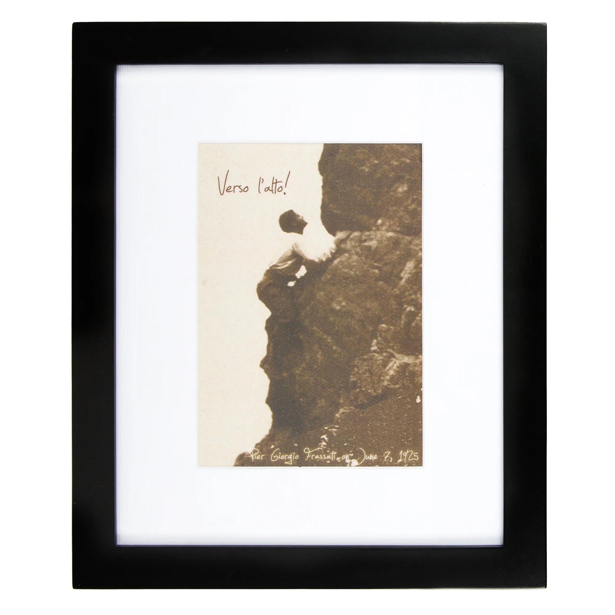 St. Pier Giorgio Frassati Verso l' Alto Framed Print - Image 2