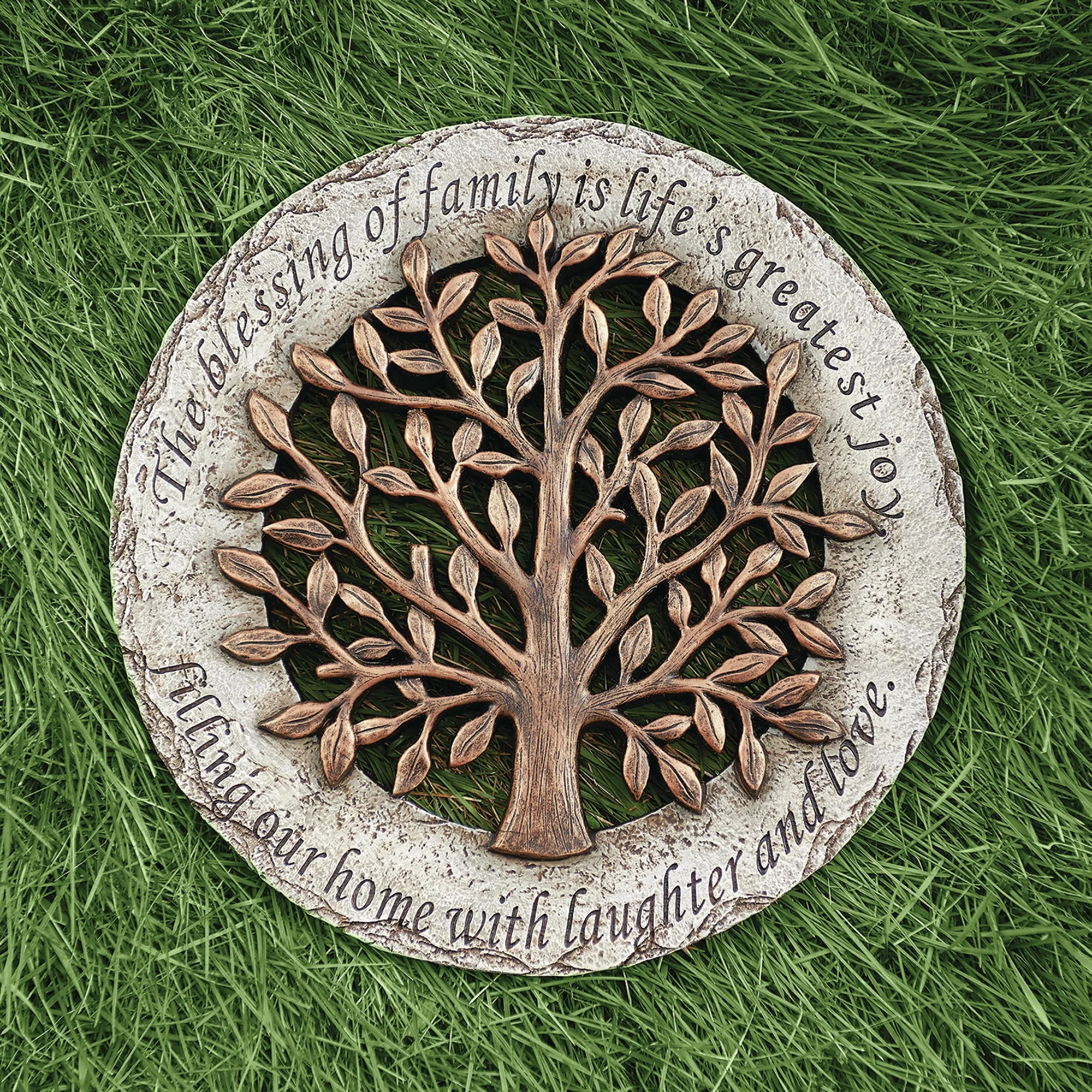Blessings of Family Garden Stone
