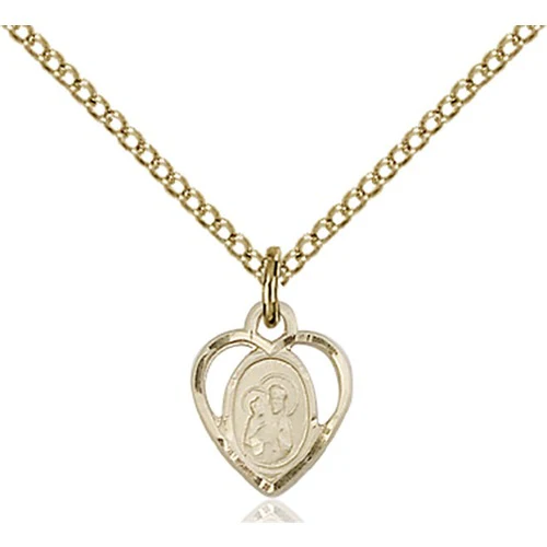 Bliss St. Ann Pendant 14Kt Gold-Filled