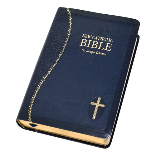 Blue St. Joseph New Catholic Bible (Personal Size) - Image 2