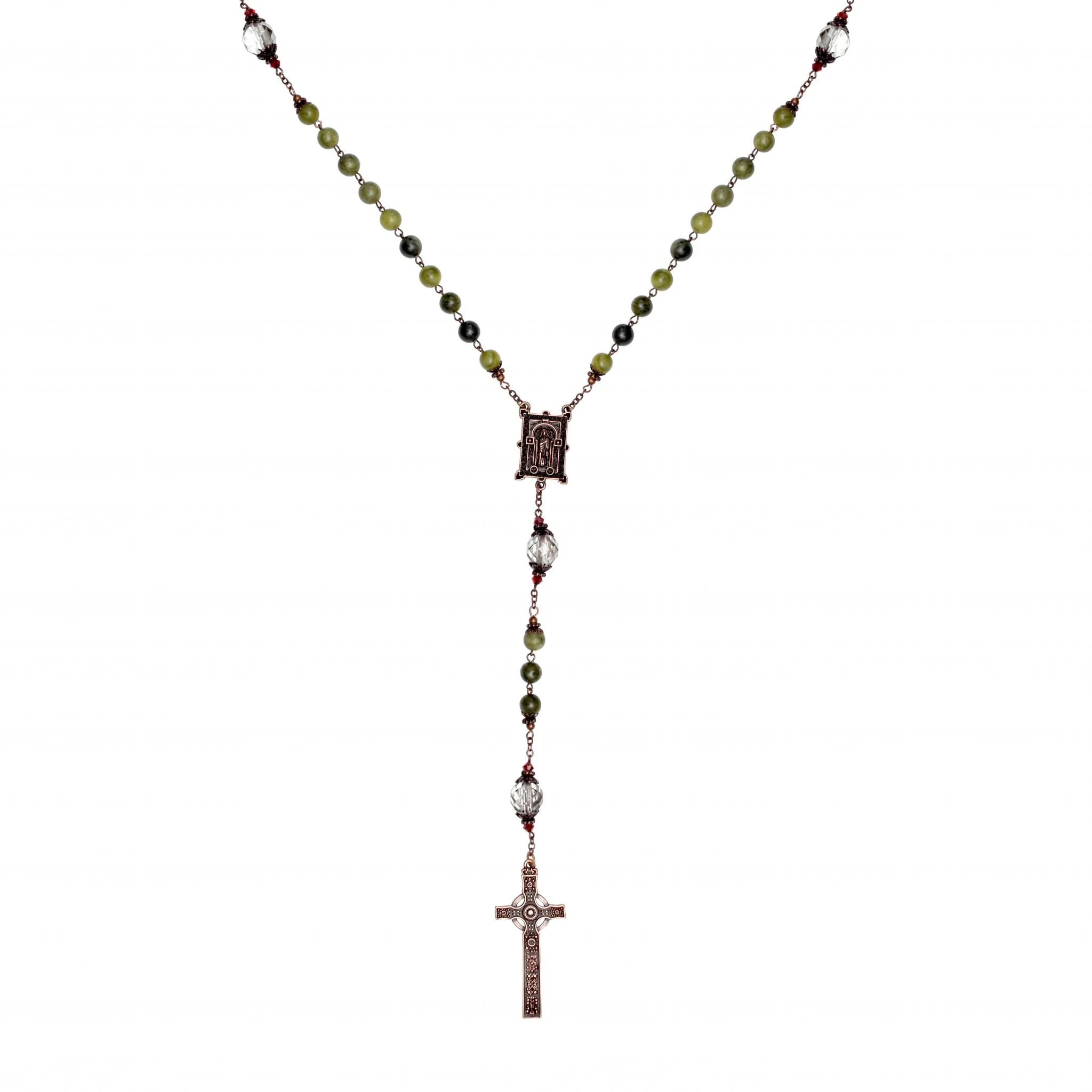Book of Kells Connemara Marble Rosary - Image 2