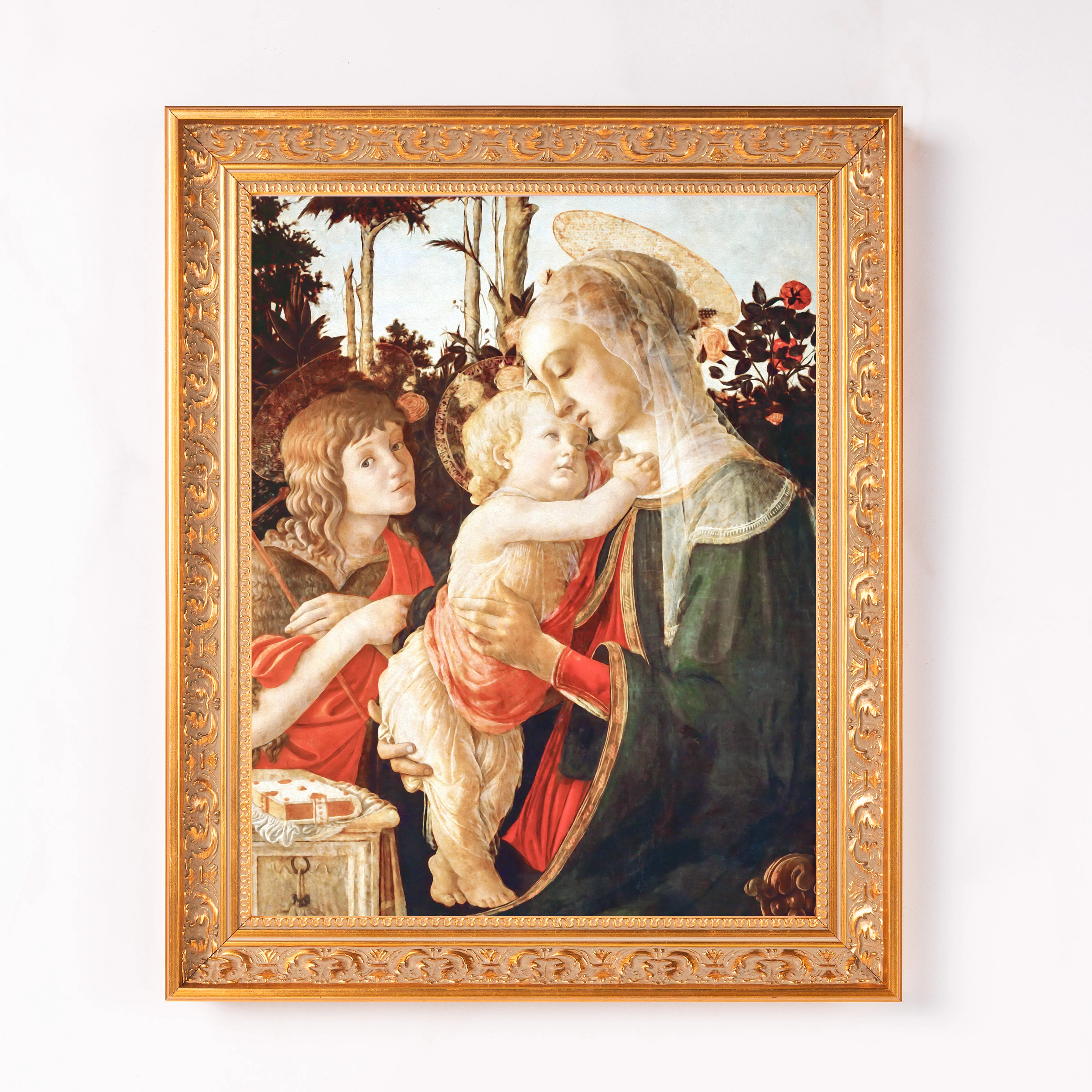 Botticelli Madonna & Child Framed Canvas - Sacred Classics Collection - Image 7