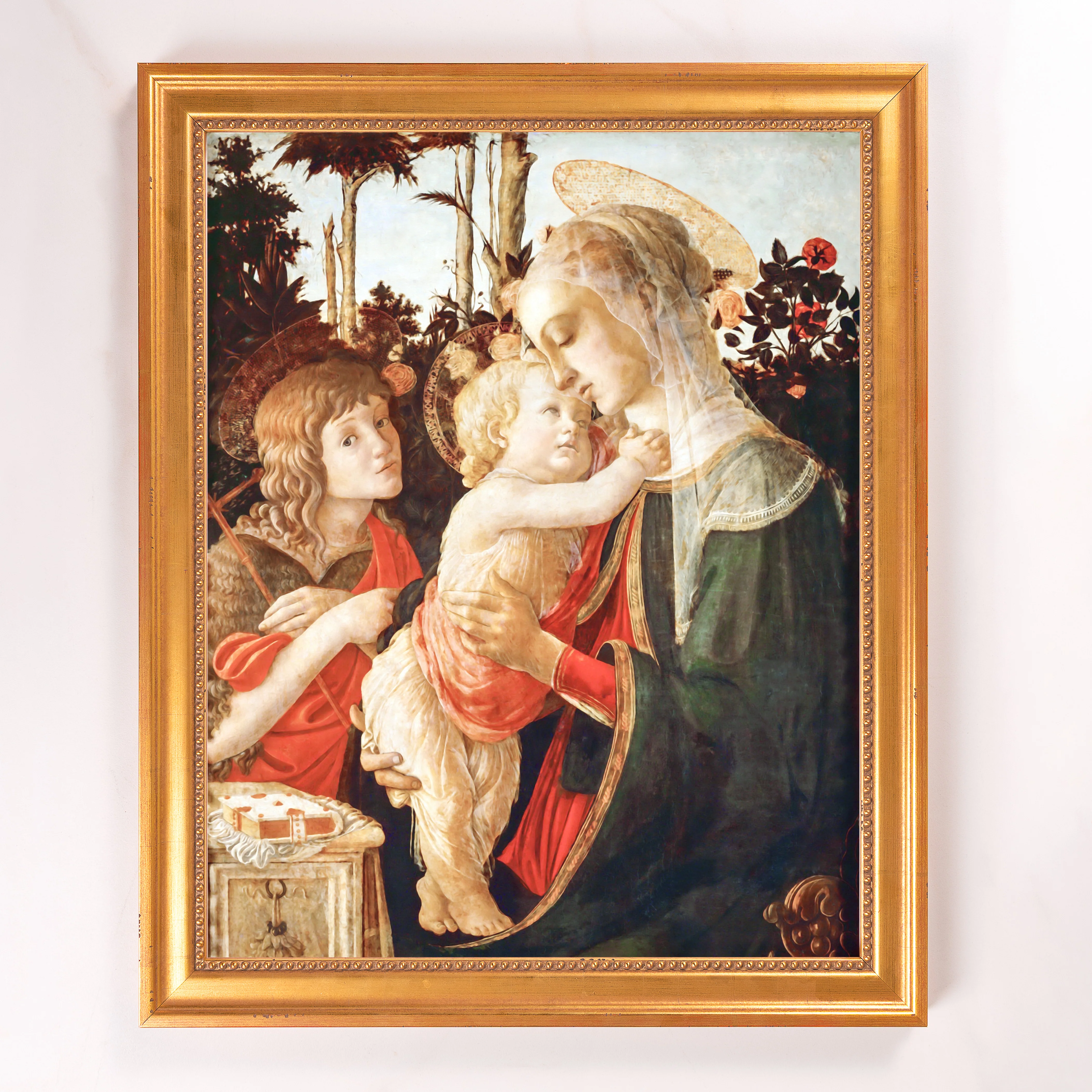 Botticelli Madonna Child Framed Canvas - Sacred Signature Collection - Image 10