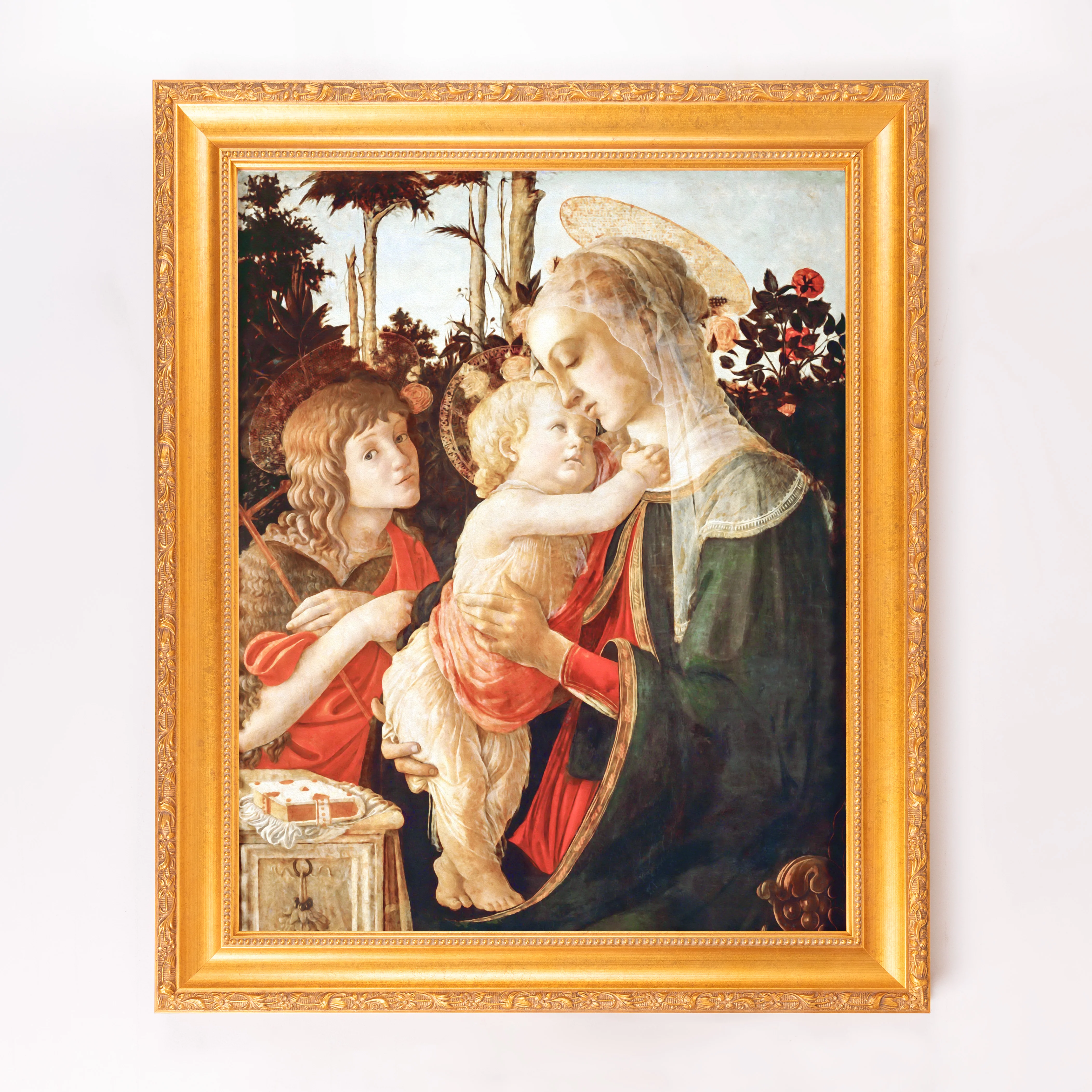 Botticelli Madonna Child Framed Canvas - Sacred Signature Collection - Image 7