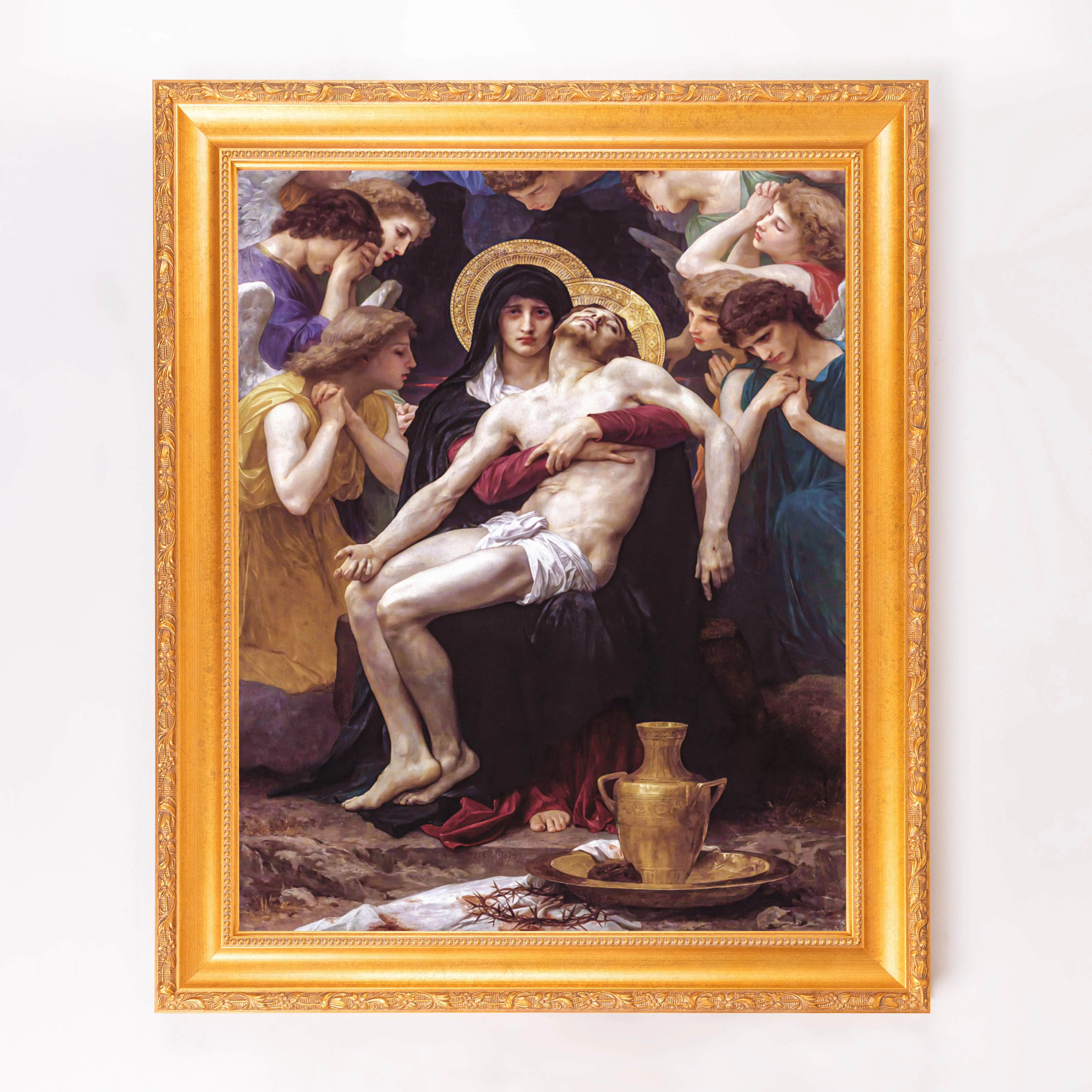 Bouguereau's Pieta Framed Canvas - Sacred Signature Collection - Image 10
