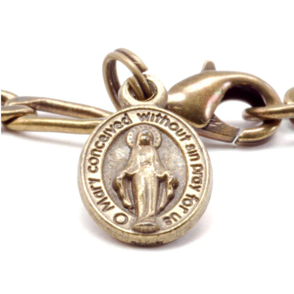 Brass Link Marian Consecration Bracelet - Image 2