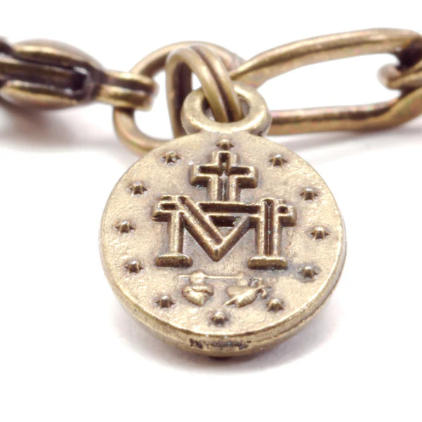 Brass Link Marian Consecration Bracelet - Image 3