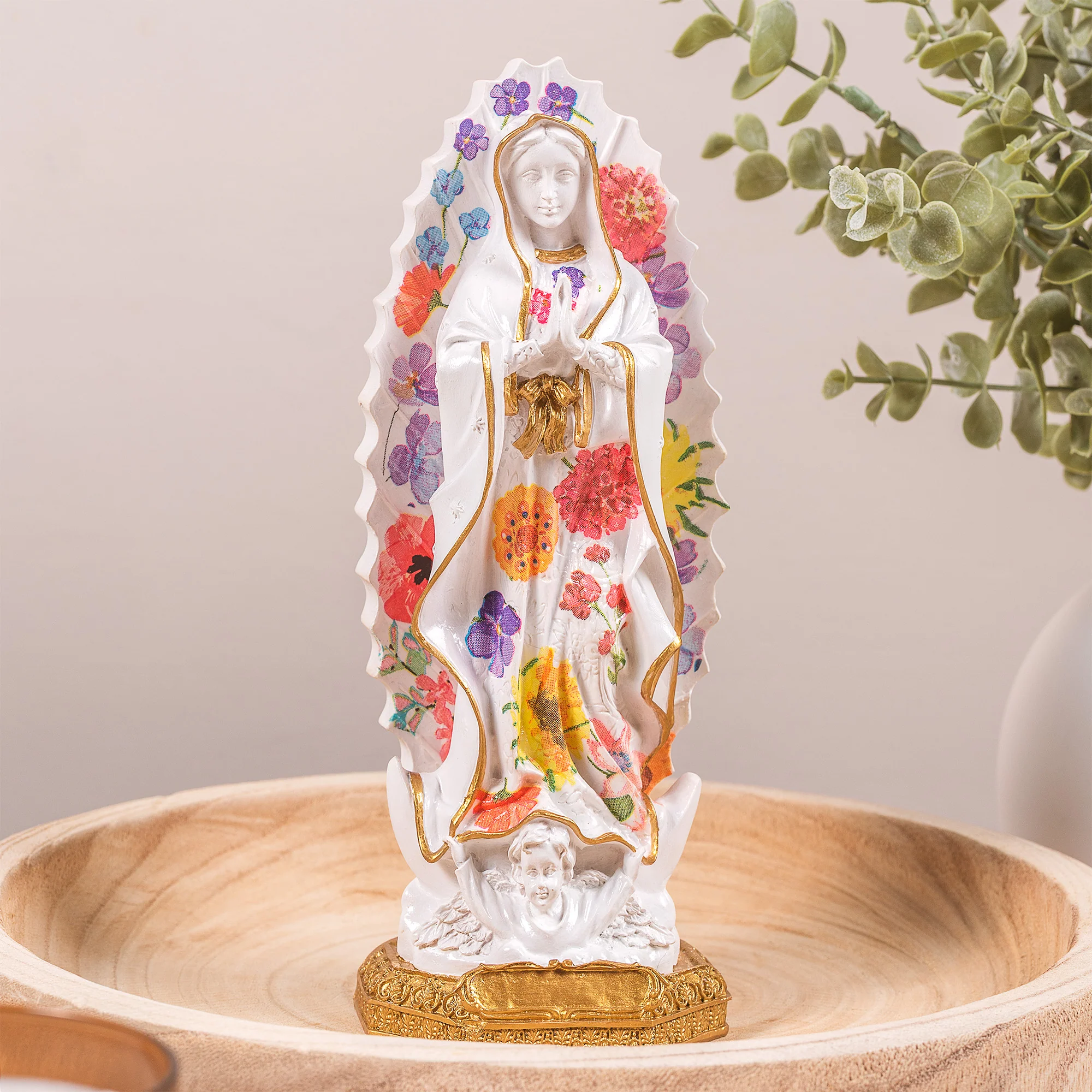 Bright Garden Our Lady of Guadalupe Statue - 8"
