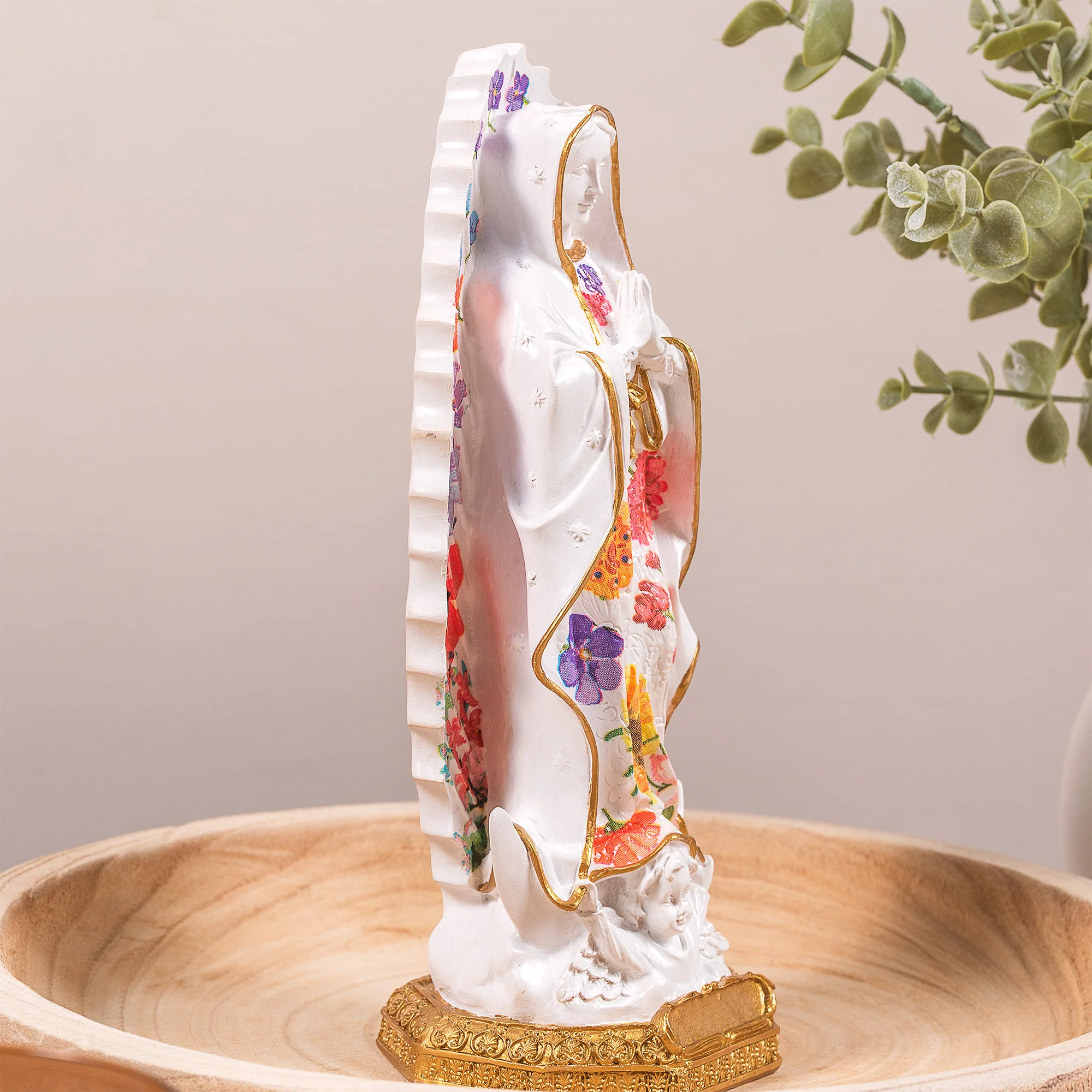 Bright Garden Our Lady of Guadalupe Statue - 8" - Image 3