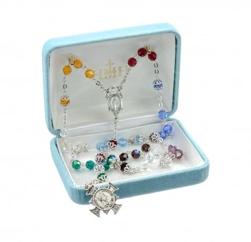 Brilliant Multicolor Swarovski St. Michael Chaplet