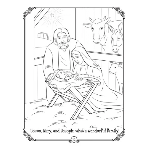 Brother Francis: The King is Born Coloring and Activity Book - Image 2