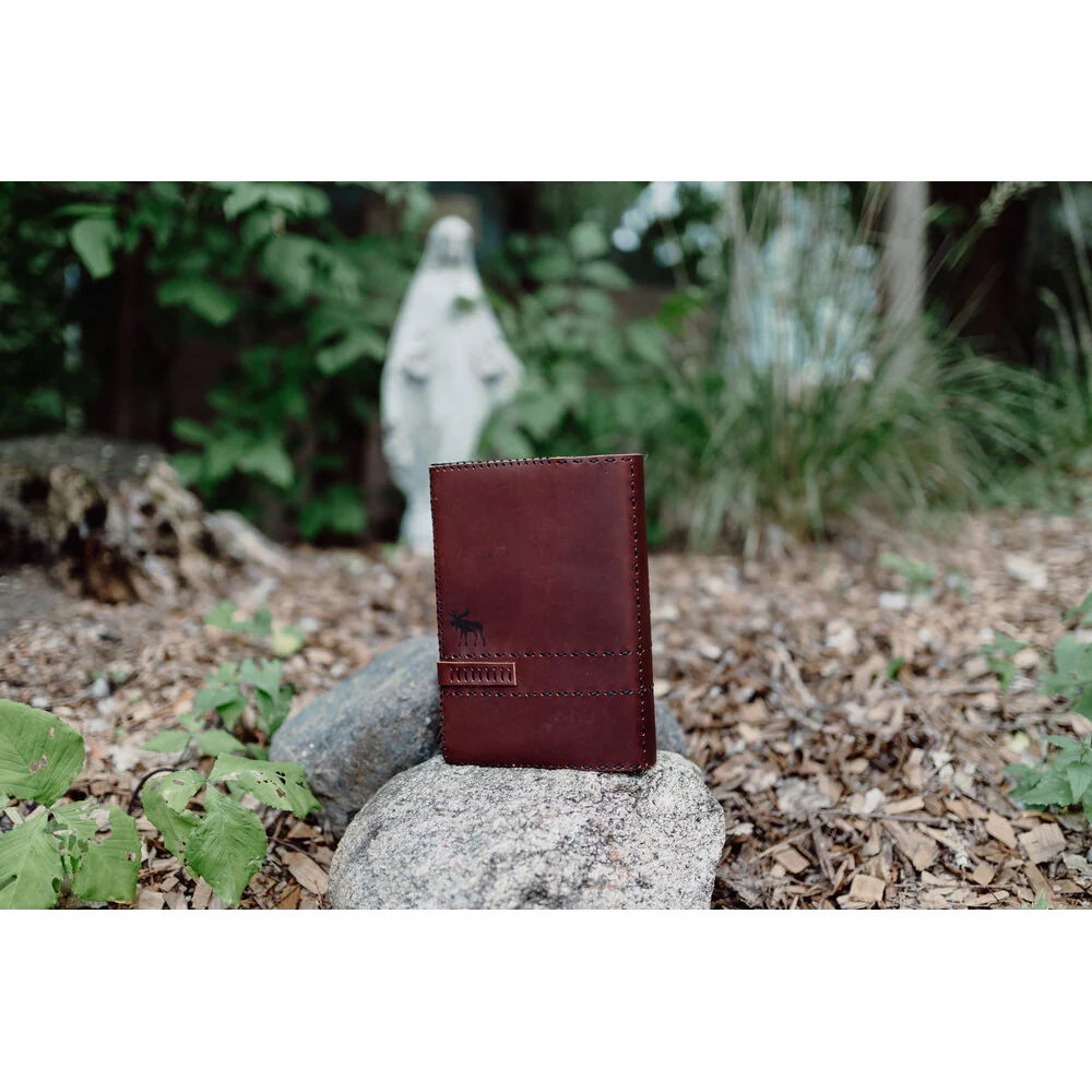 Brown Premium Leather Great Adventure Bible Cover - Image 2