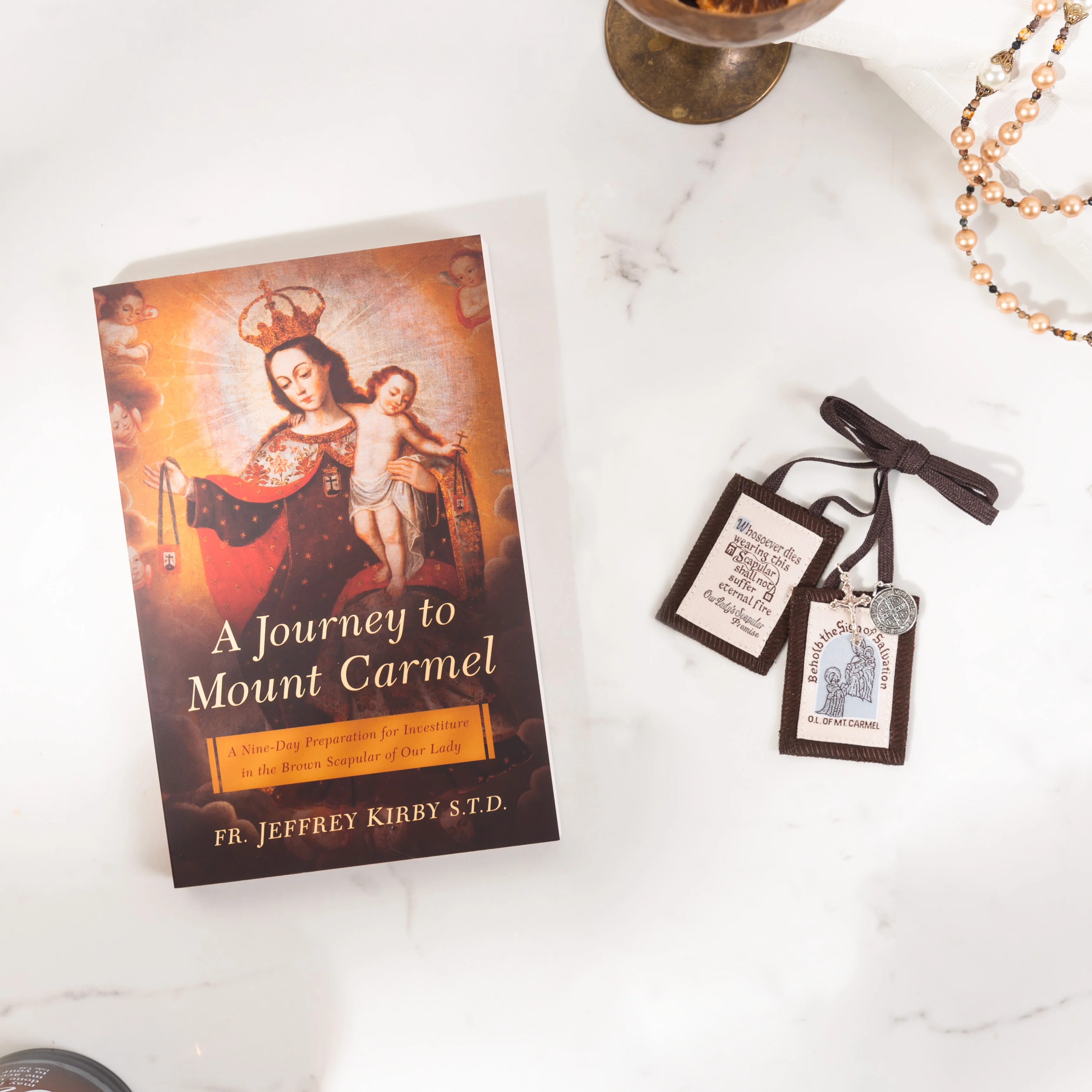 Brown Scapular & A Journey to Mount Carmel: A 9 Day Preparation for Investiture in the Brown Scapular of Our Lady (Gift Set)