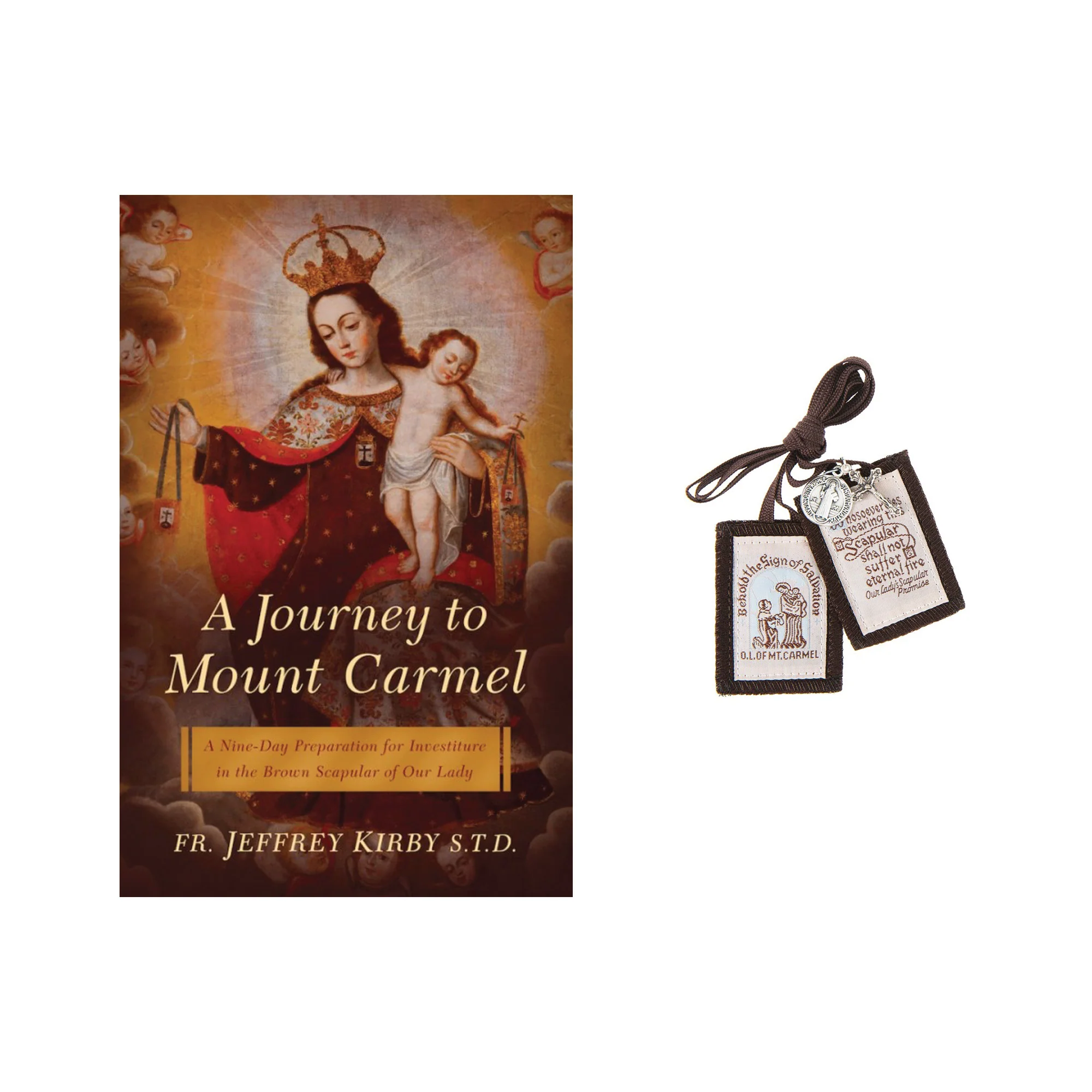 Brown Scapular & A Journey to Mount Carmel: A 9 Day Preparation for Investiture in the Brown Scapular of Our Lady (Gift Set) - Image 2
