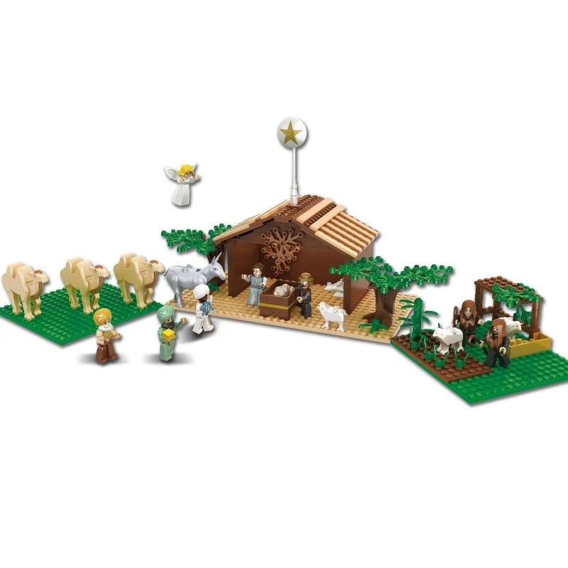 Building Bricks Nativity Play Set for Kids - Image 2