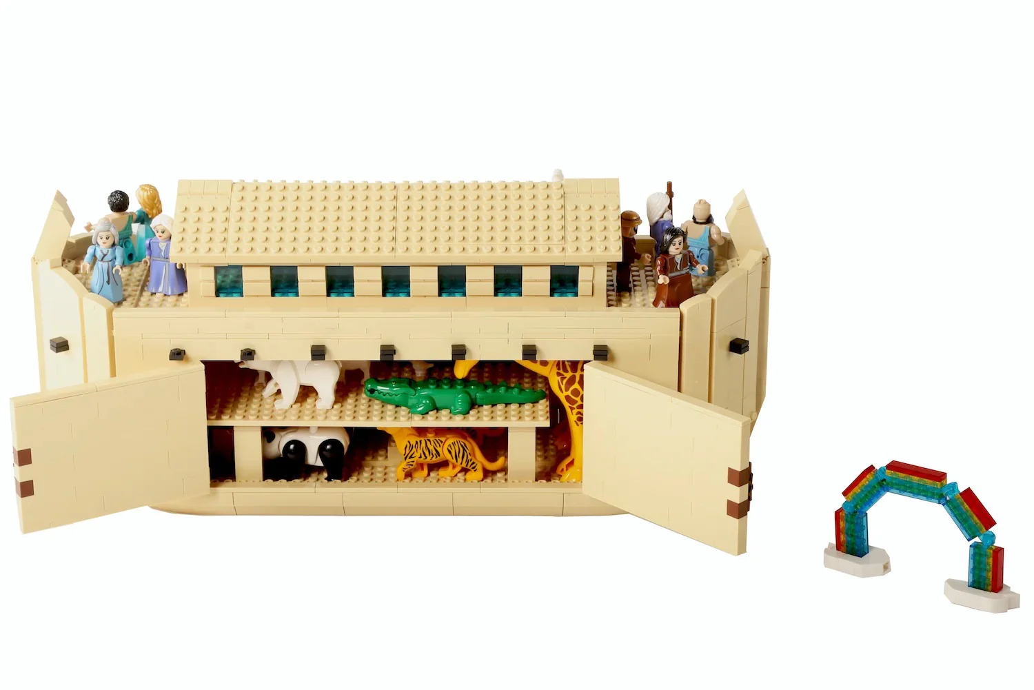 Building Bricks Noah's Ark Play Set for Kids - Image 5