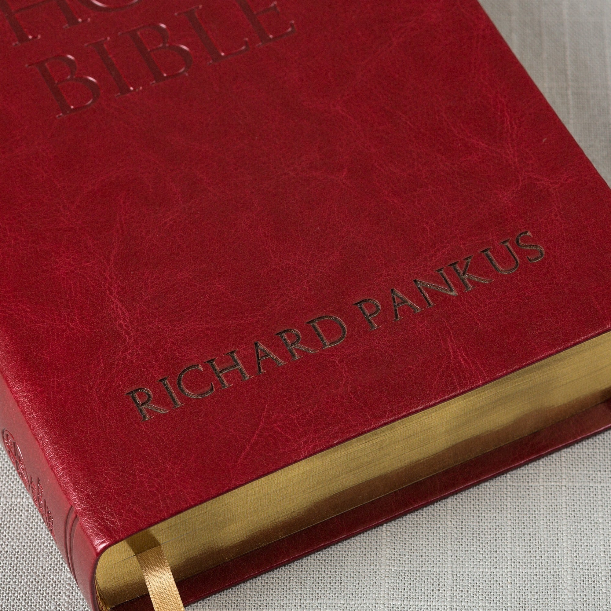 Burgundy Red Premium Ultra Soft Bible - Image 4