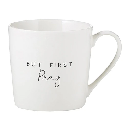 But First Pray Cafe Mug