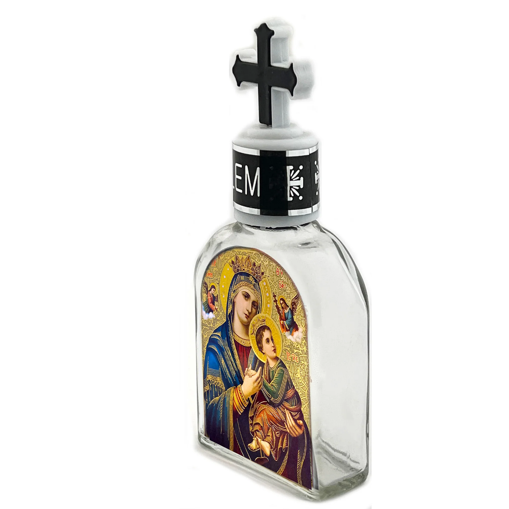 Byzantine Perpetual Help Holy Water Bottle - Image 2