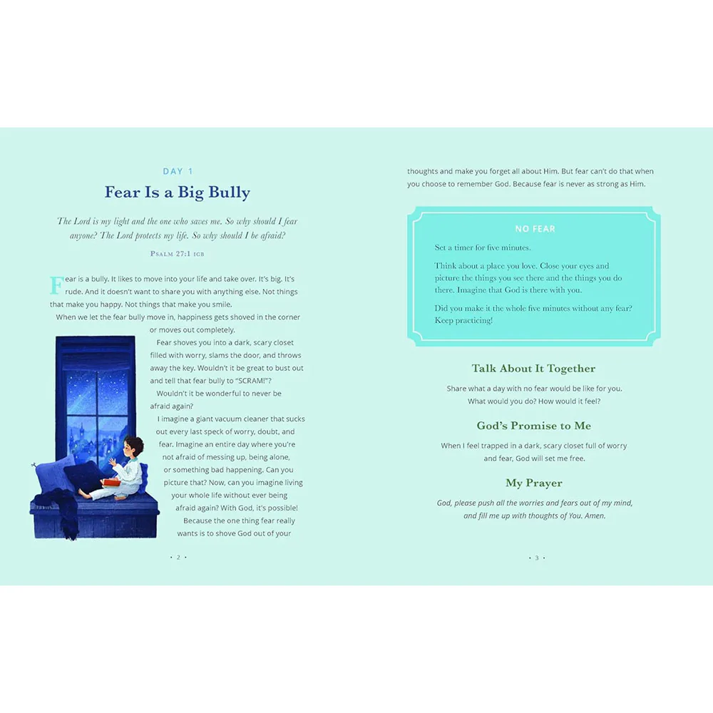 Calm Thoughts for Kids: 90 Devotions for Anxious Days - By Max Lucado - Image 3