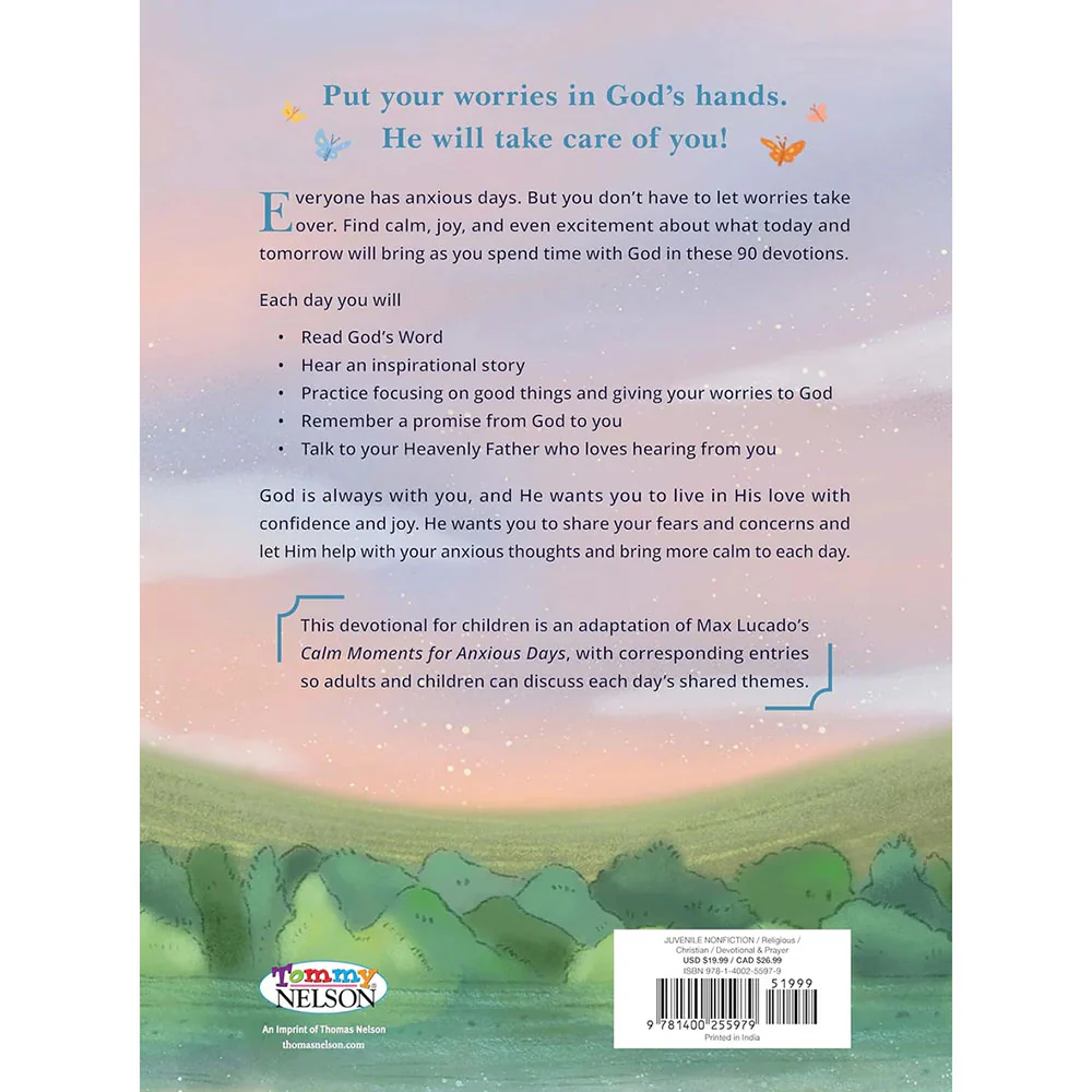 Calm Thoughts for Kids: 90 Devotions for Anxious Days - By Max Lucado - Image 8