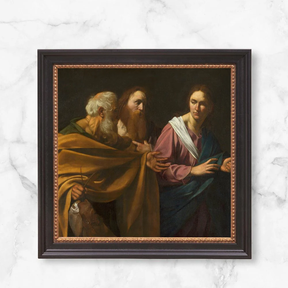 Caravaggio's The Calling of Sts. Peter & Andrew Framed Canvas - Sacred Mini Collection - Image 10