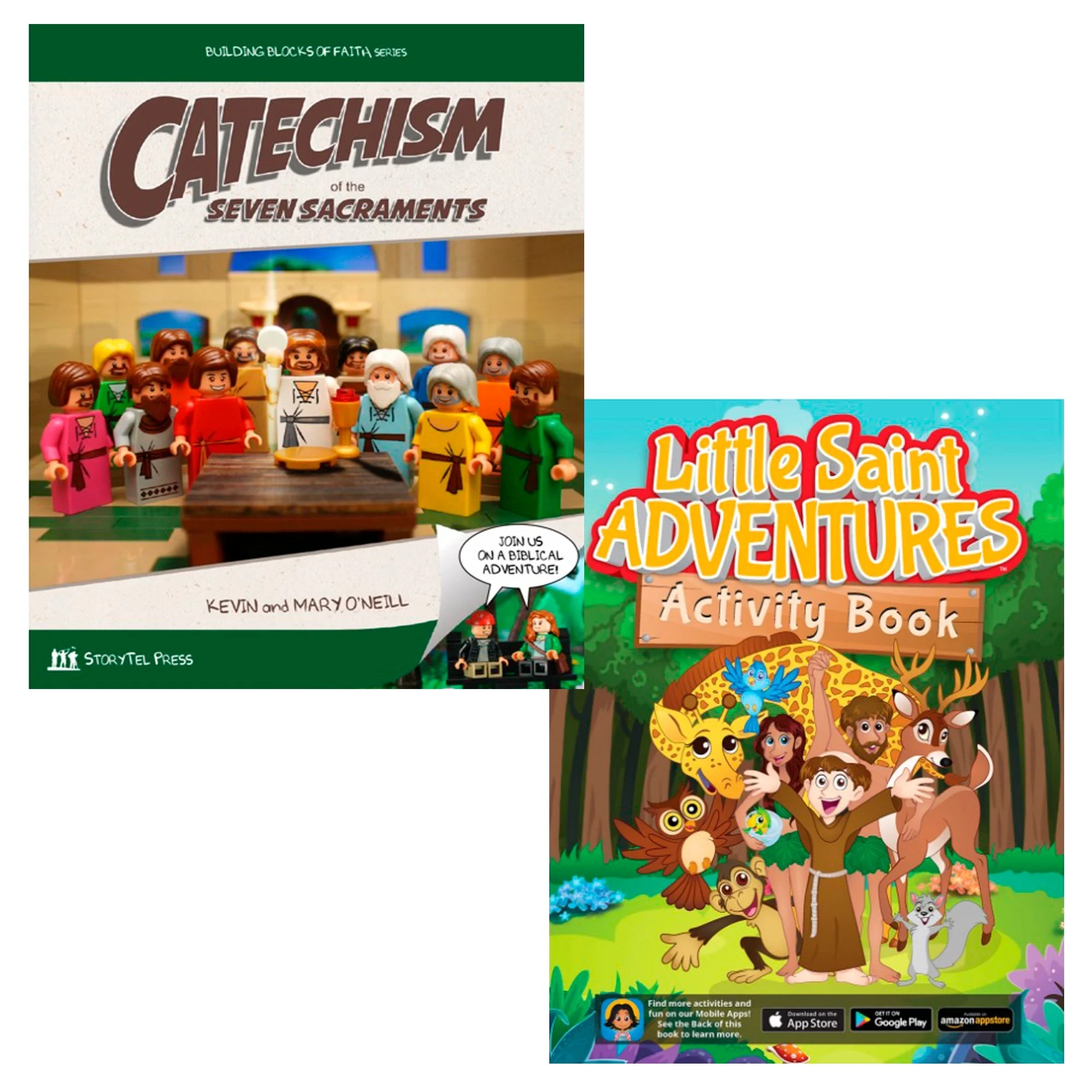 Catechism of The Seven Sacraments & Little Saints Adventures-Activity Book (2 Book Set) - Image 2