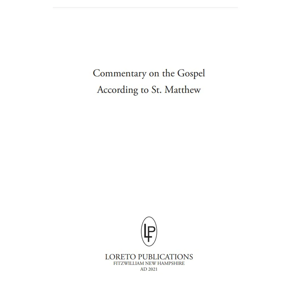 Catena Aurea: Commentary on the Four Gospels - Catholic Edition (3 Vol Set) - Image 5