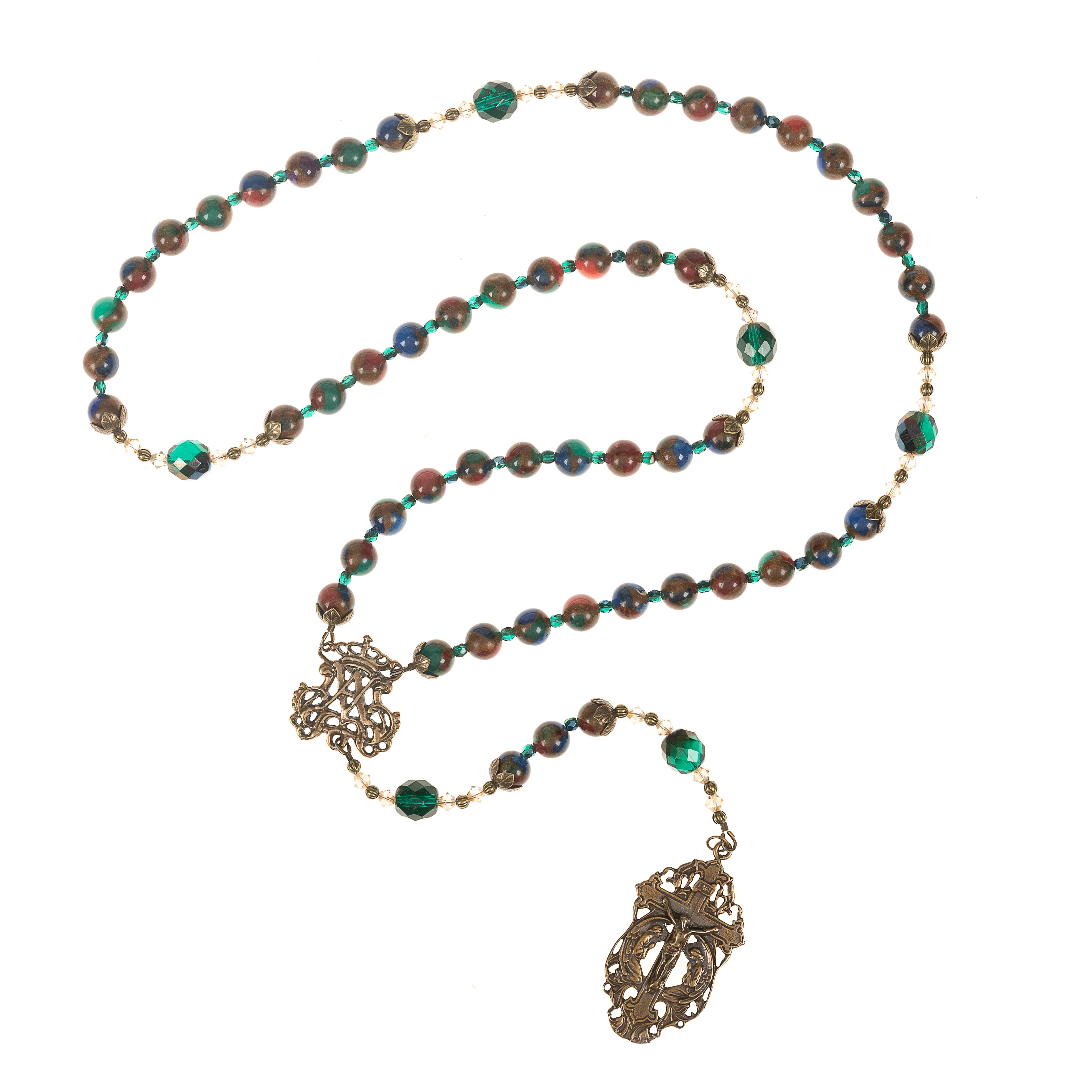 Cathedral Stained Glass Window Rosary - Catholic Company Rosary of the Year 2022 - Image 2
