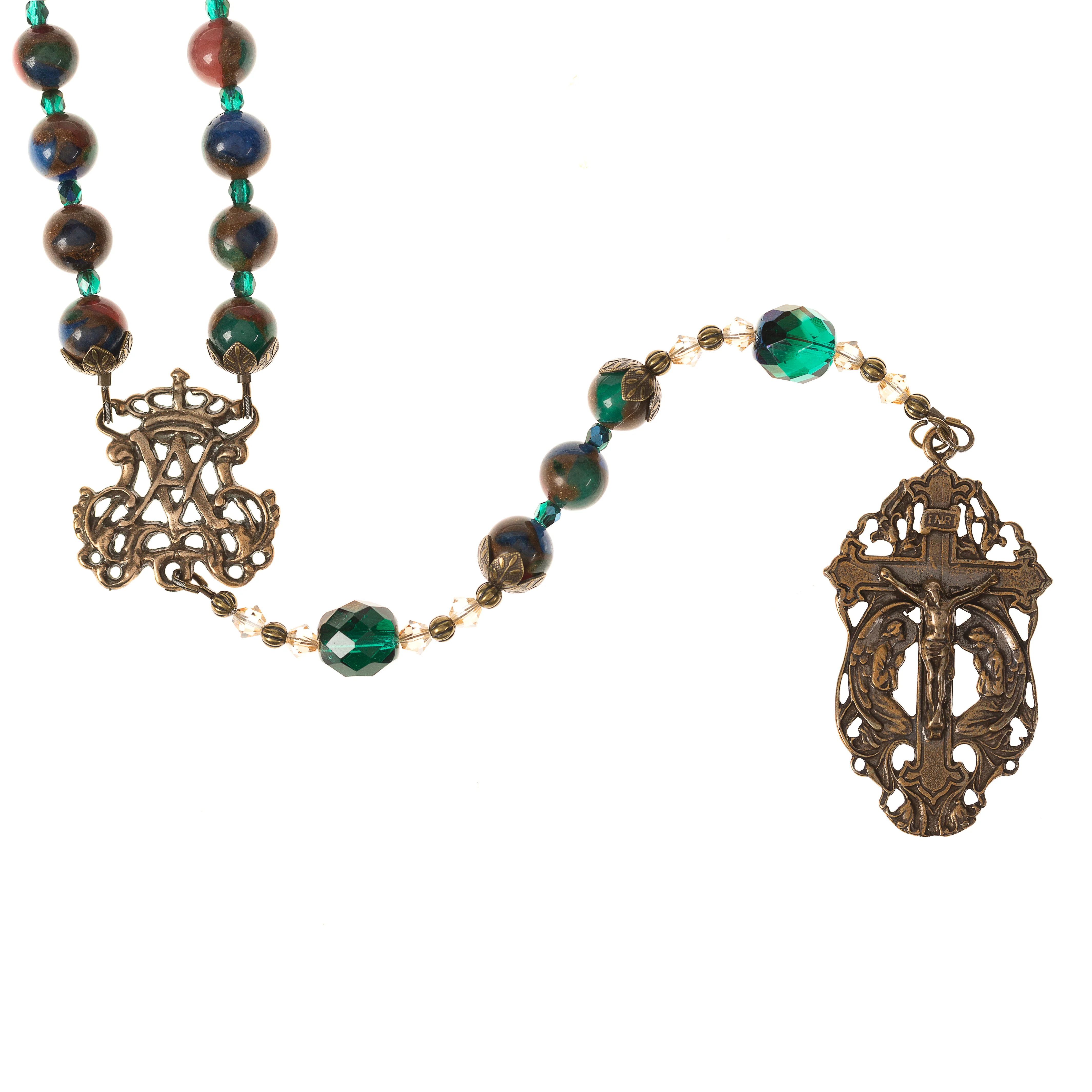 Cathedral Stained Glass Window Rosary - Catholic Company Rosary of the Year 2022 - Image 4