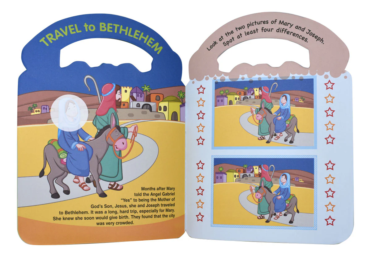 Catholic Activity & Sticker Book About Christmas - Image 2