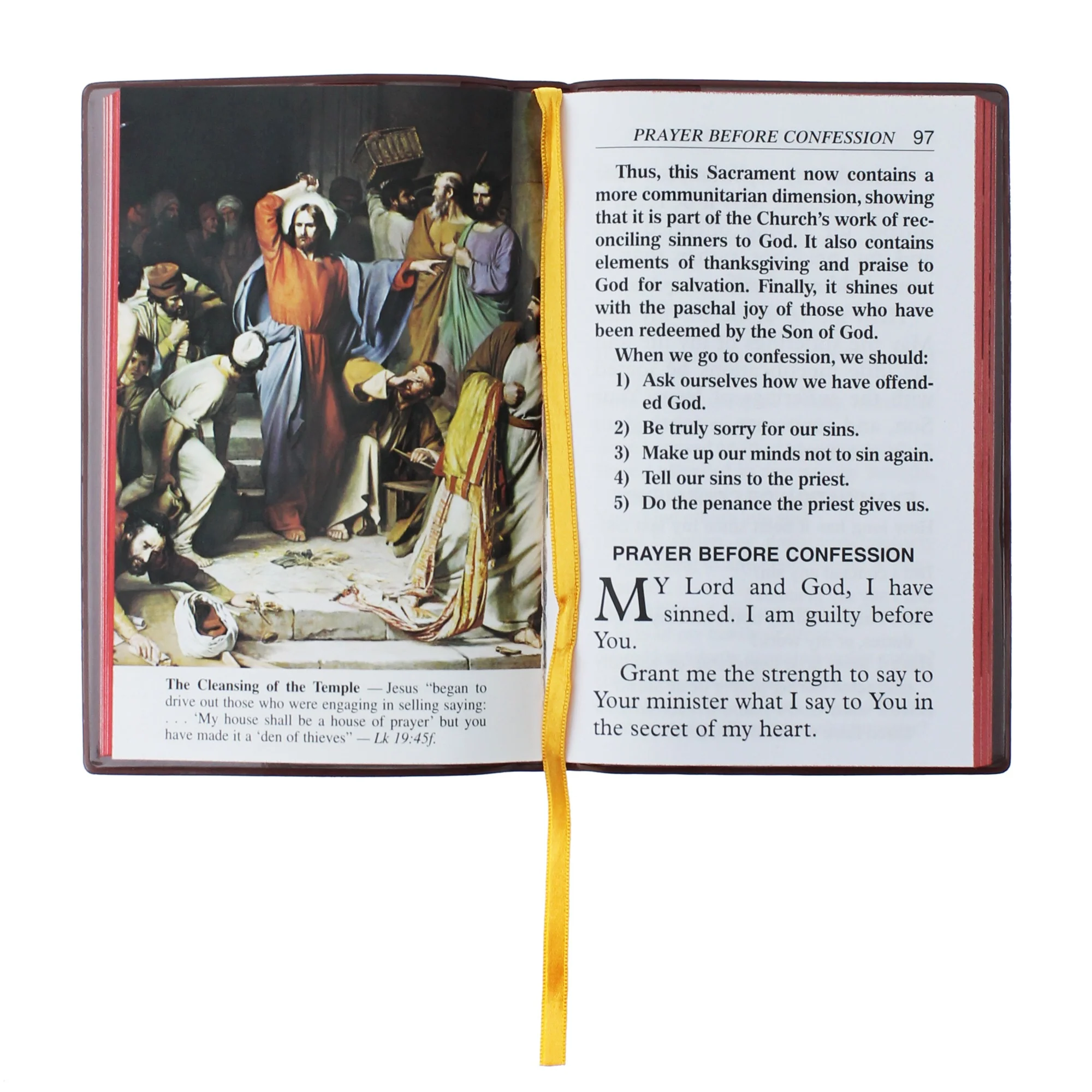Catholic Book of Prayers - Brown Flex Cover (Large Print) - Image 2