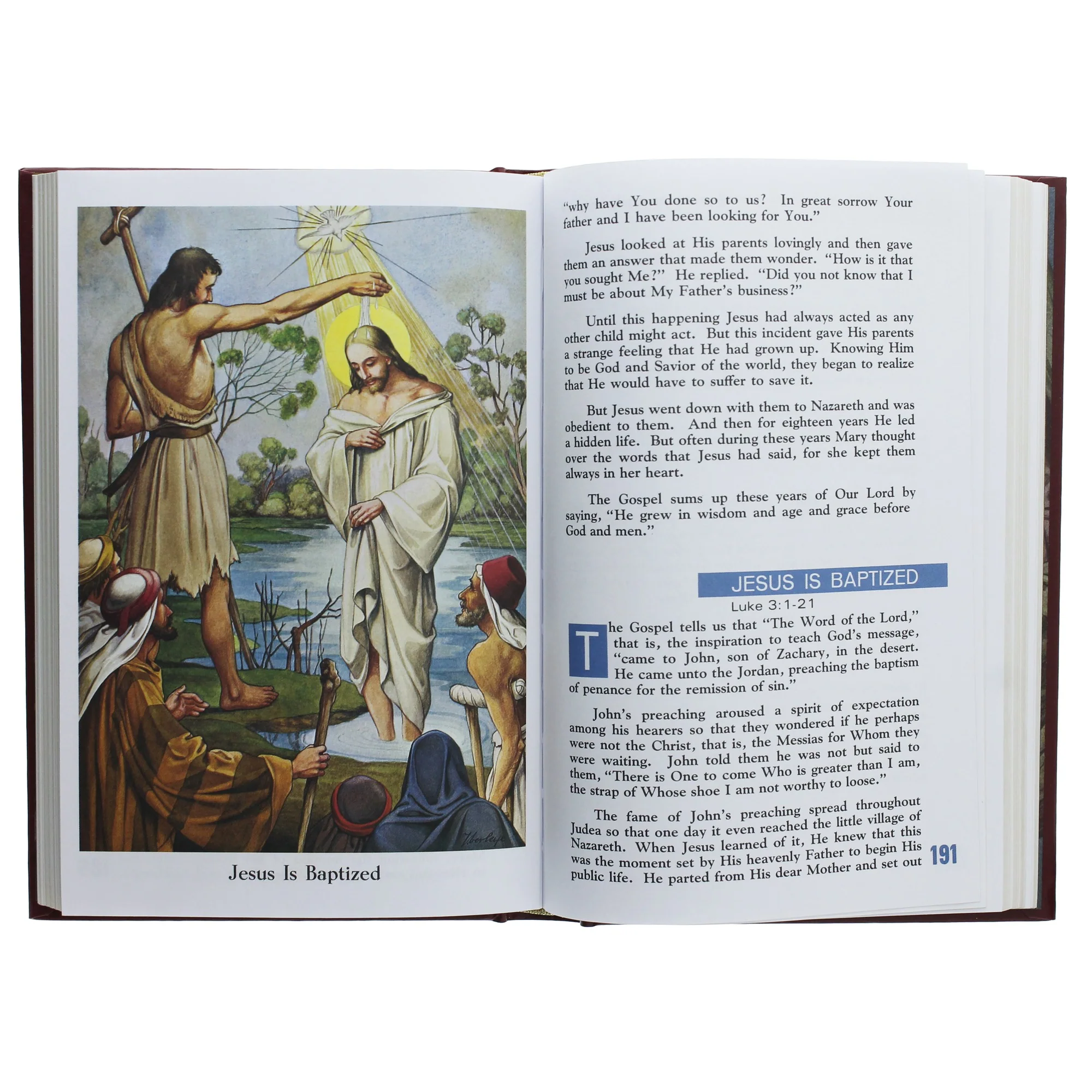 Catholic Children's Bible - Maroon - Image 2
