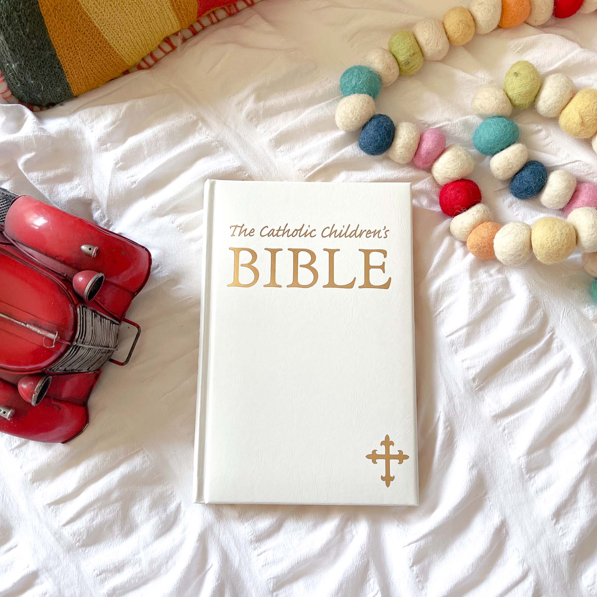 Catholic Children's Bible - White