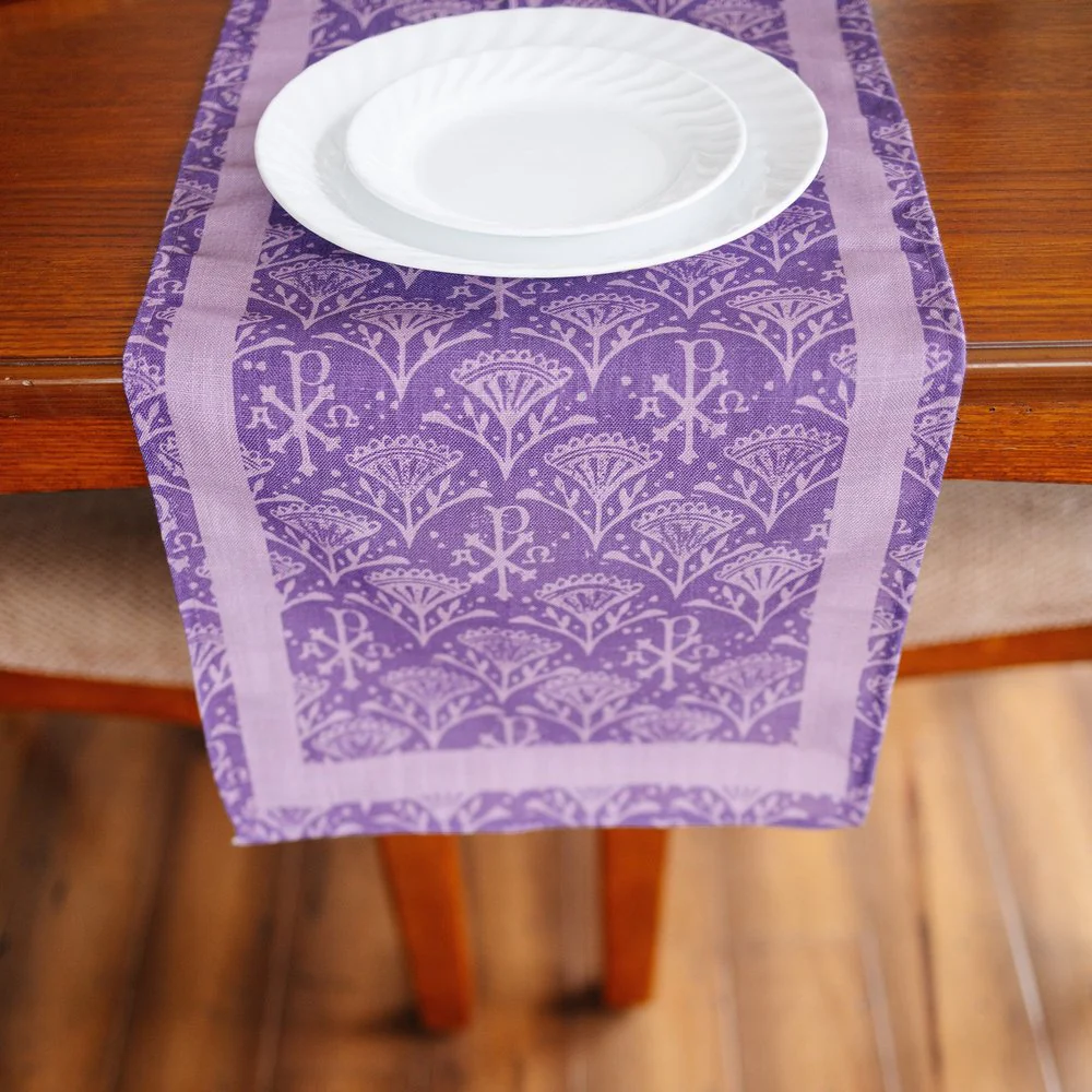 Catholic Liturgical Living Table Runner Set - Set of 3 - Image 3