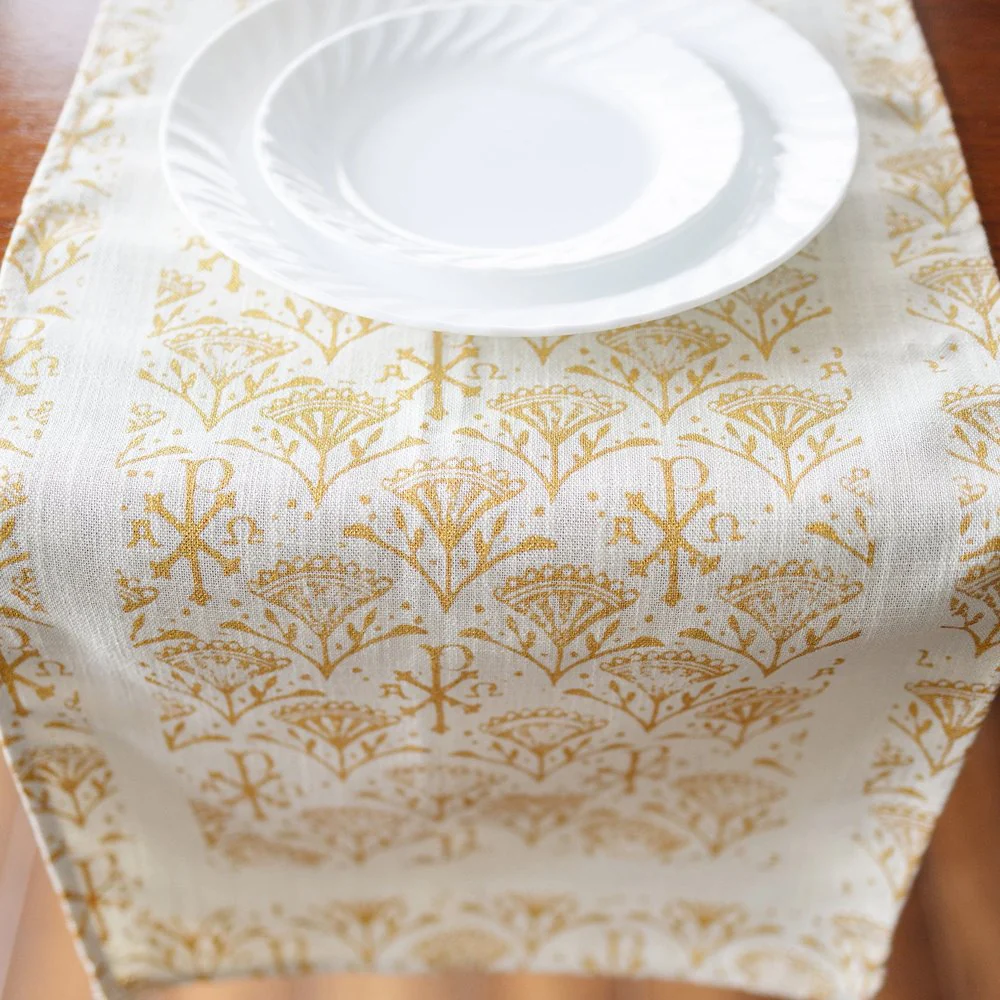 Catholic Liturgical Living Table Runner Set - Set of 3 - Image 4
