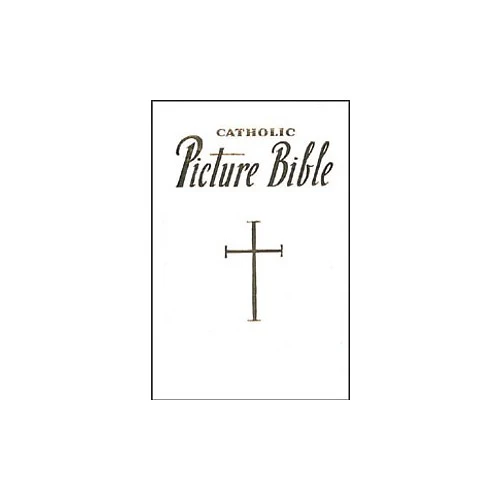 Catholic Picture Bible - White Bonded Leather