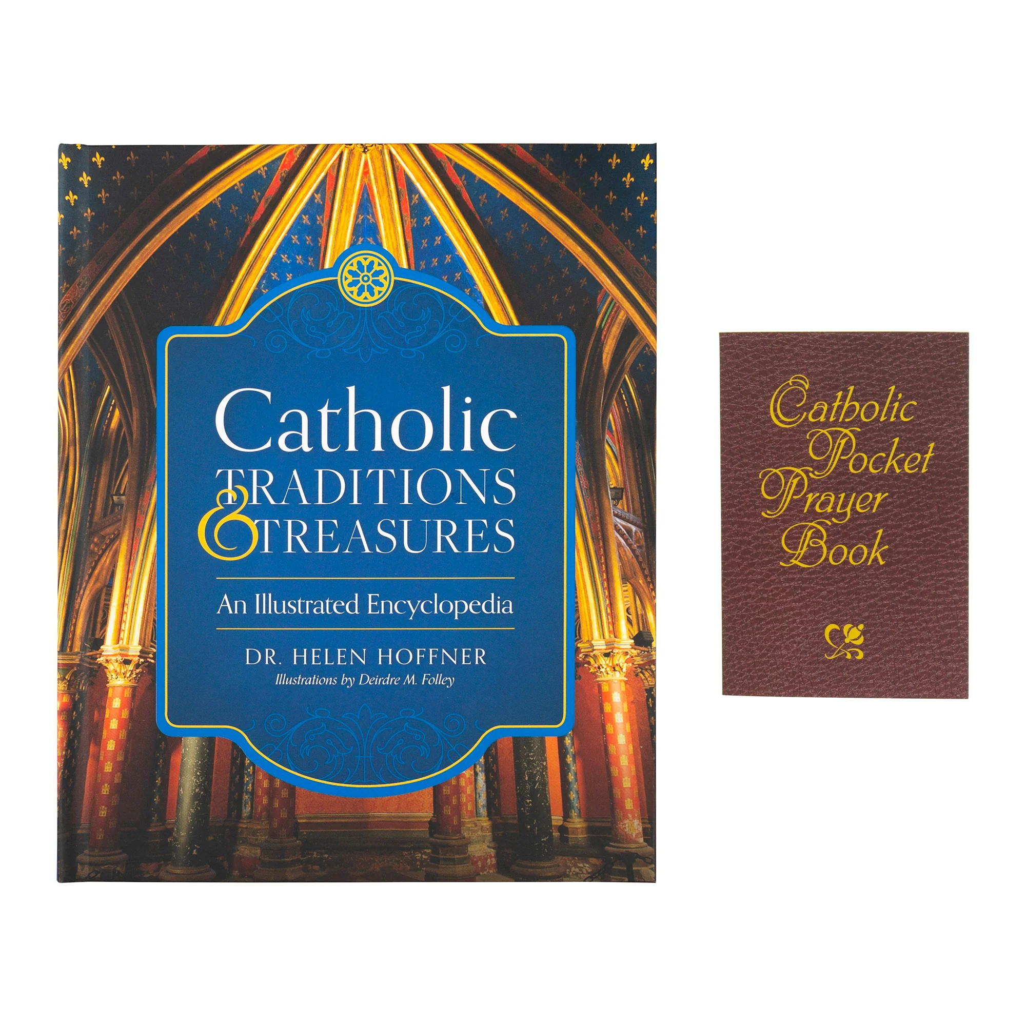 Catholic Traditions and Treasures: An Illustrated Encyclopedia & Catholic Pocket Prayer Book (2 Book Set) - Image 2