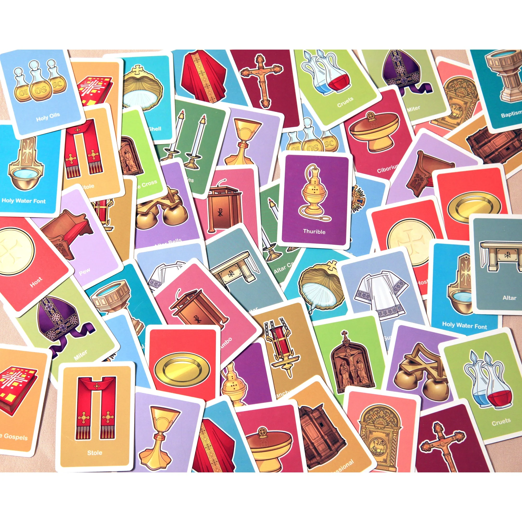 Catholic Words Card Matching Game, Vol. I - Image 2