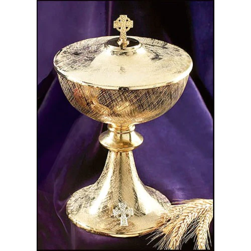 Celtic Cross Ciborium with Cover