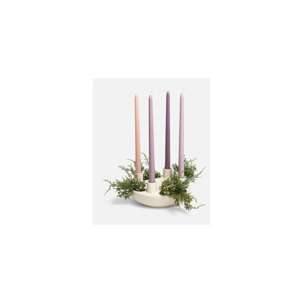 Ceramic Advent Wreath - Be A Heart - Image 2