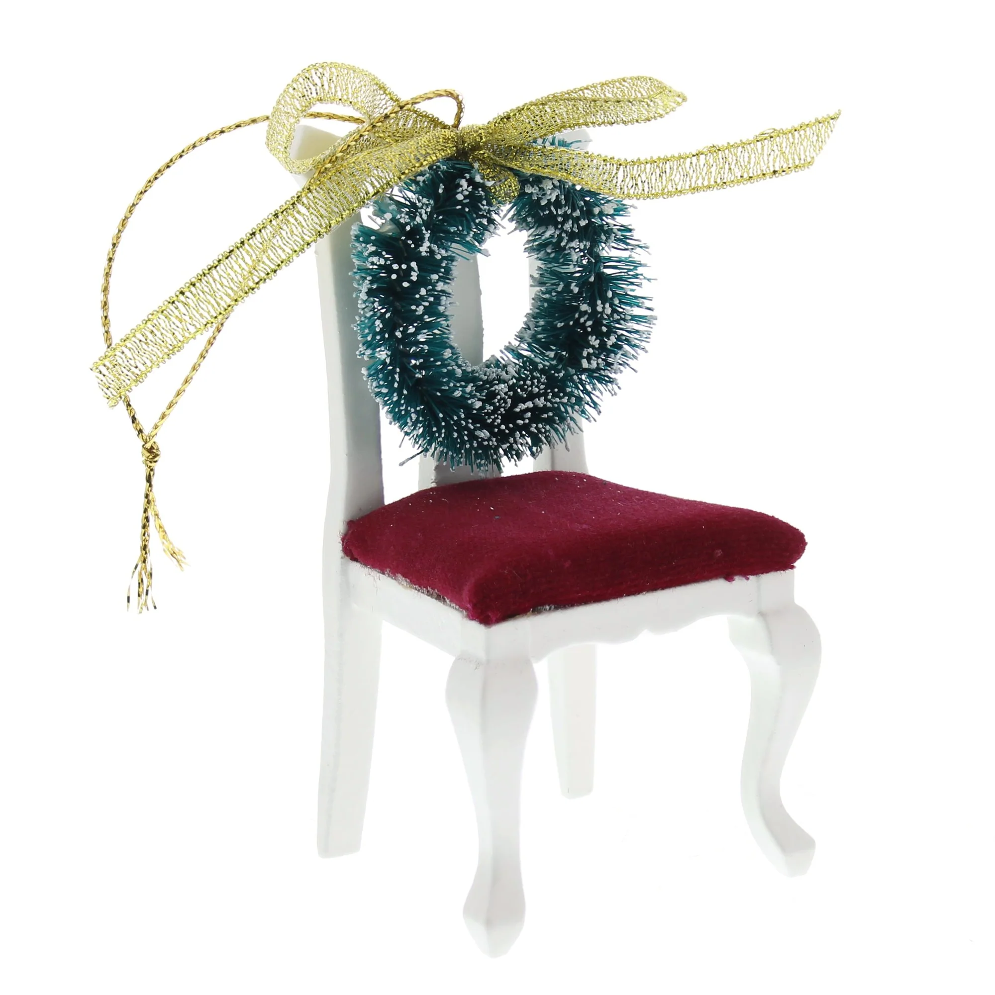 Chair and Wreath Memorial Ornament