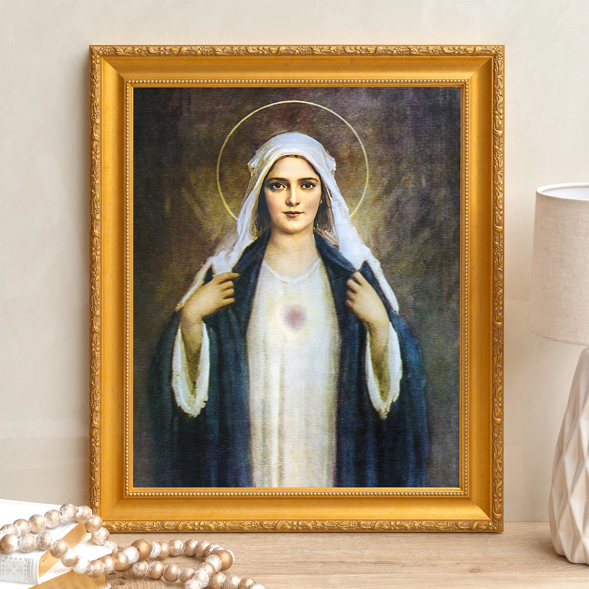Chambers Immaculate Heart Framed Canvas - Sacred Signature Collection - Image 7