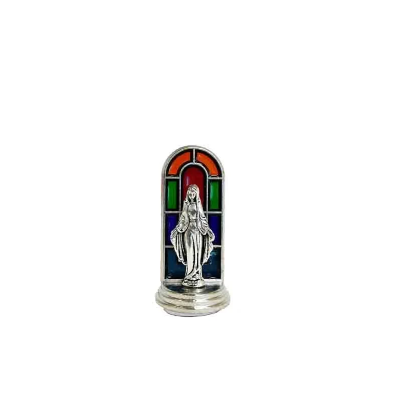 Chapel Window Dashboard Mary Statue - Image 2