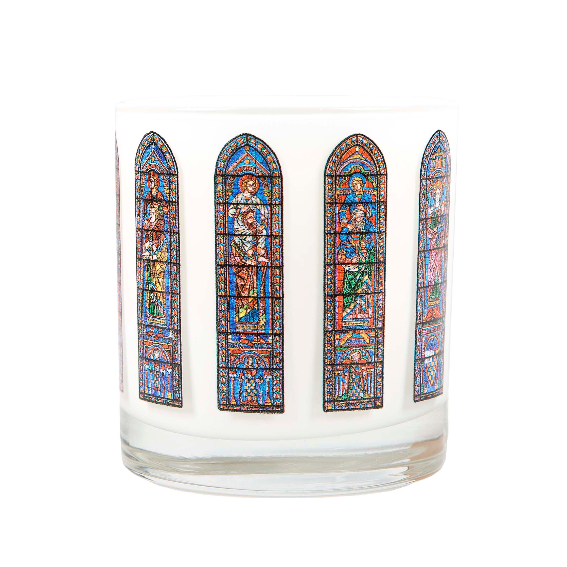 Chartres Cathedral Stained Glass Windows Candle - Image 4